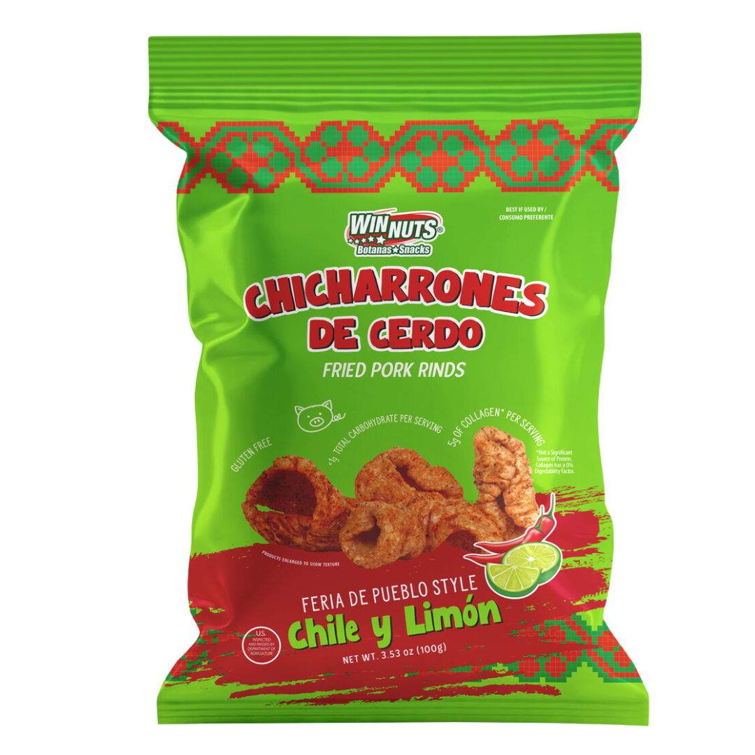 Fried Pork Rinds ChiliLime Winnuts